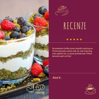 Recenze od zákazníků a jejich doporučení jsou tou největší odměnou za naší vykonanou práci. 🍽️🍰 ⭐️⭐️⭐️⭐️⭐️ “Na poslední...